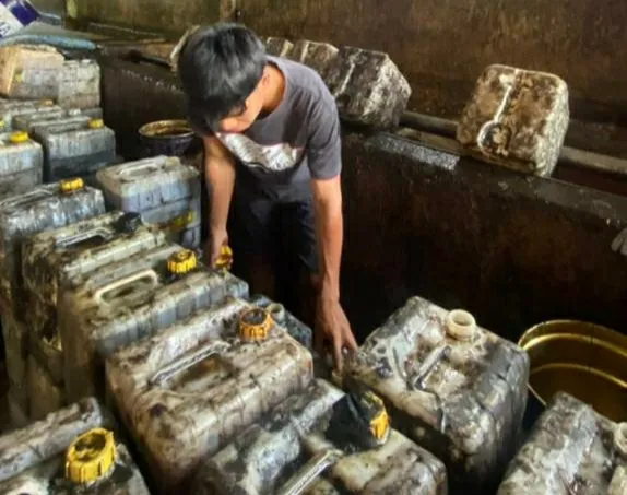 pemrosesan minyak bekas