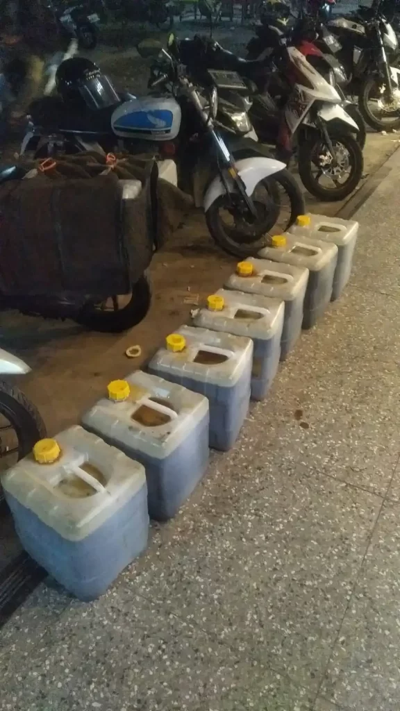 Reservasi untuk jemput jelantah