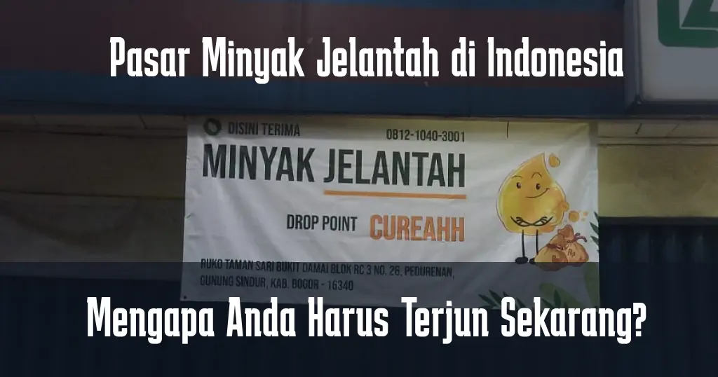 pasar minyak jelantah di indonesia